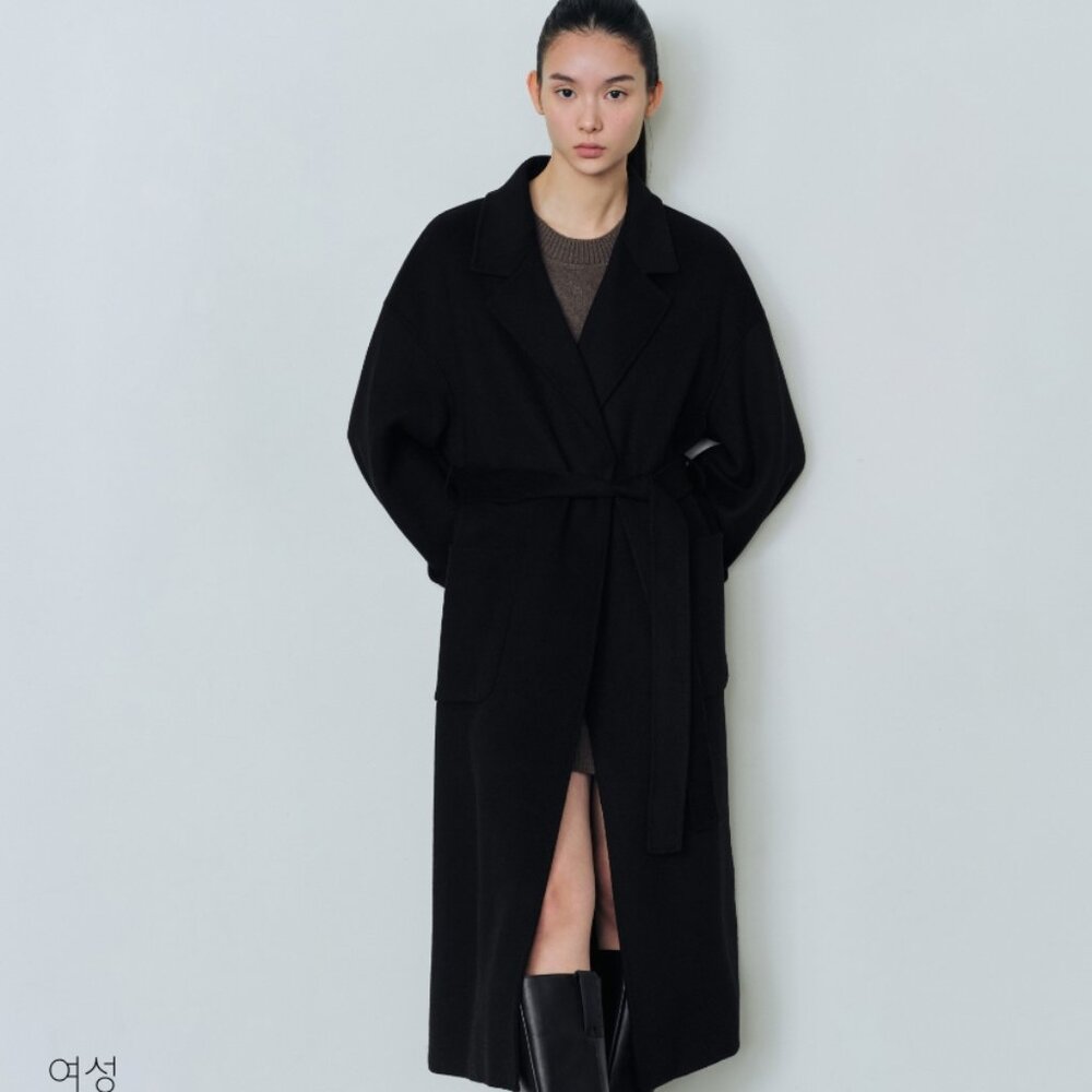 MUSINSA STANDARD WOMAN WOMENS CASHMERE BLEND ROBE COAT